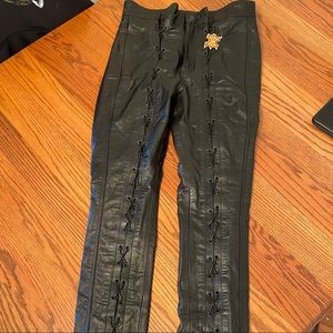 Genuine Leather Pants